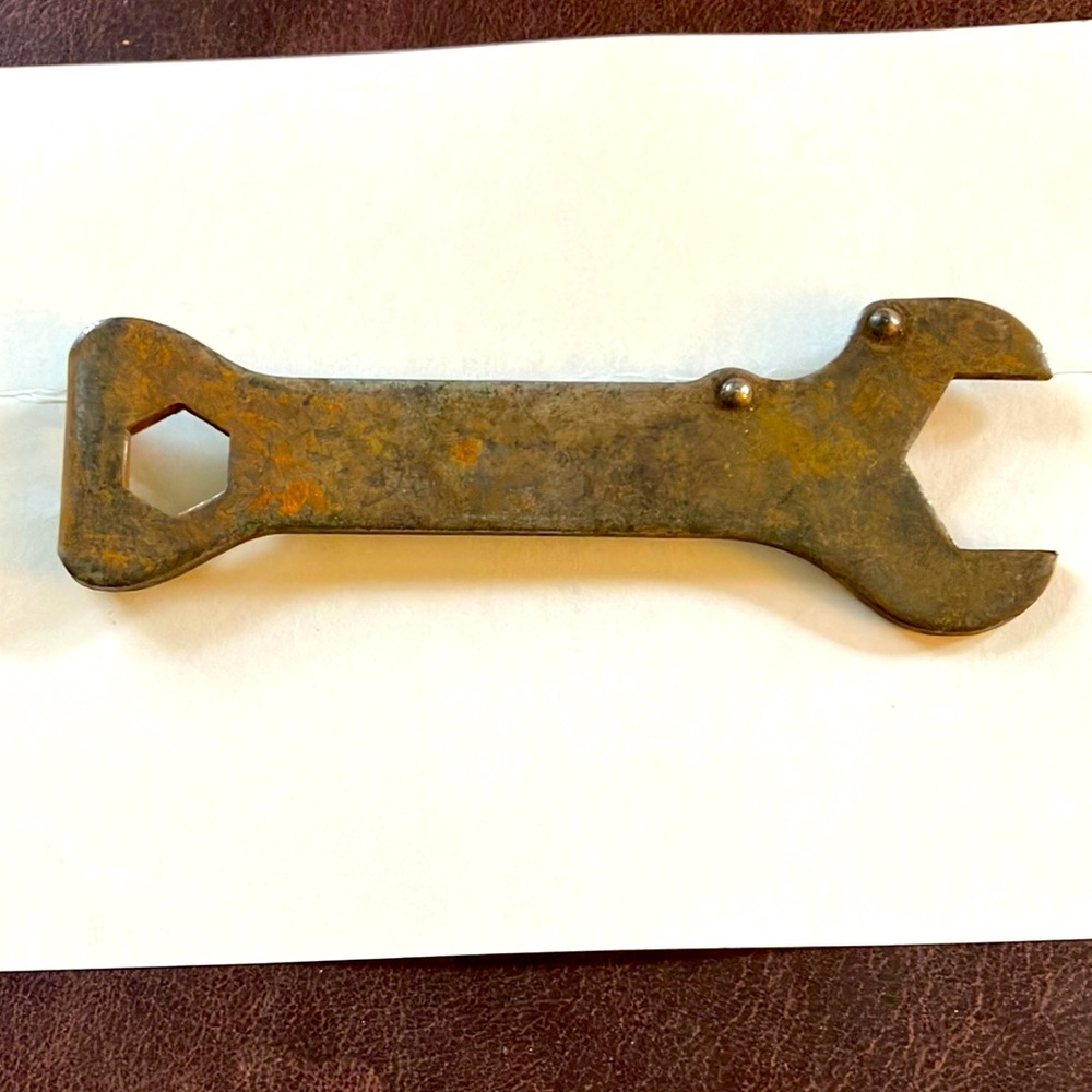 Vintage Hand-Made Wrench-Hex/Square Openings